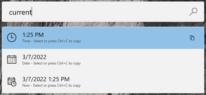 'Time and Date' plugin