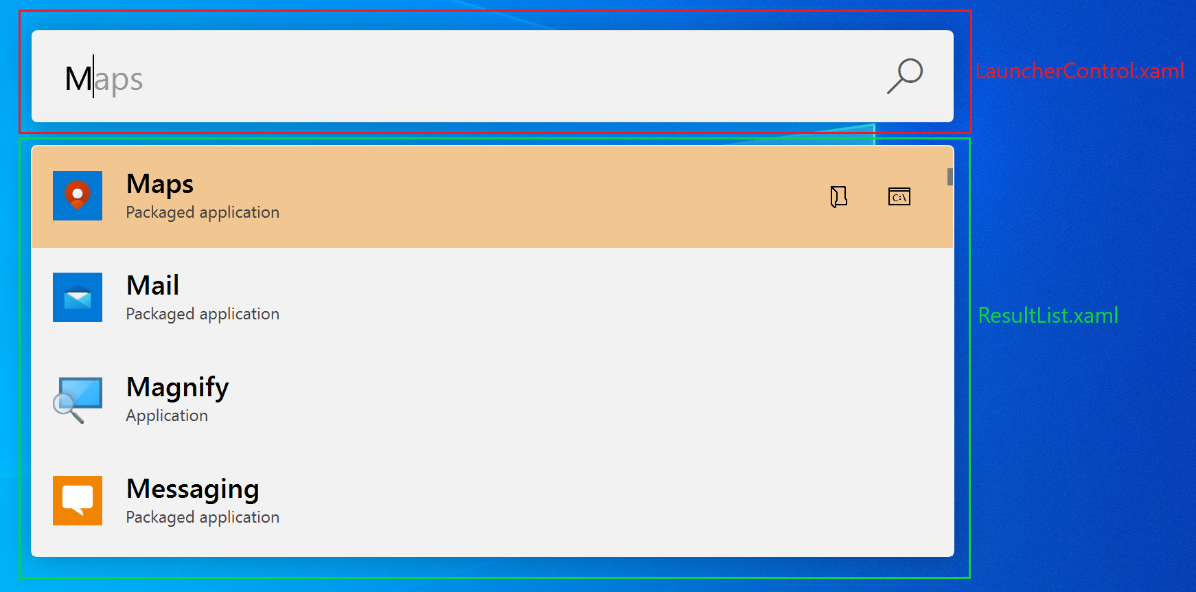 Image of PowerToys Run UI
