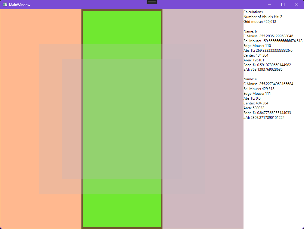 Image of the FancyZones hit test tool