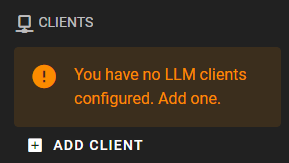 No clients