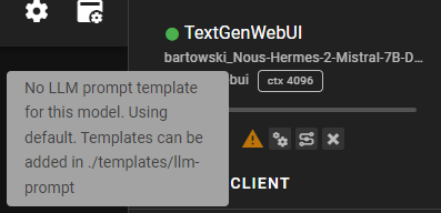 Default prompt template